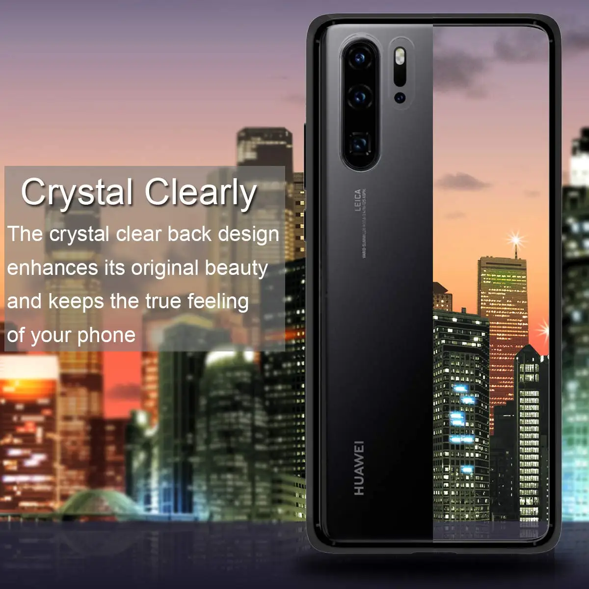 Ударопрочный 360 градусов прозрачный защитный чехол для Huawei P30 Pro p30 Чехол Мягкий
