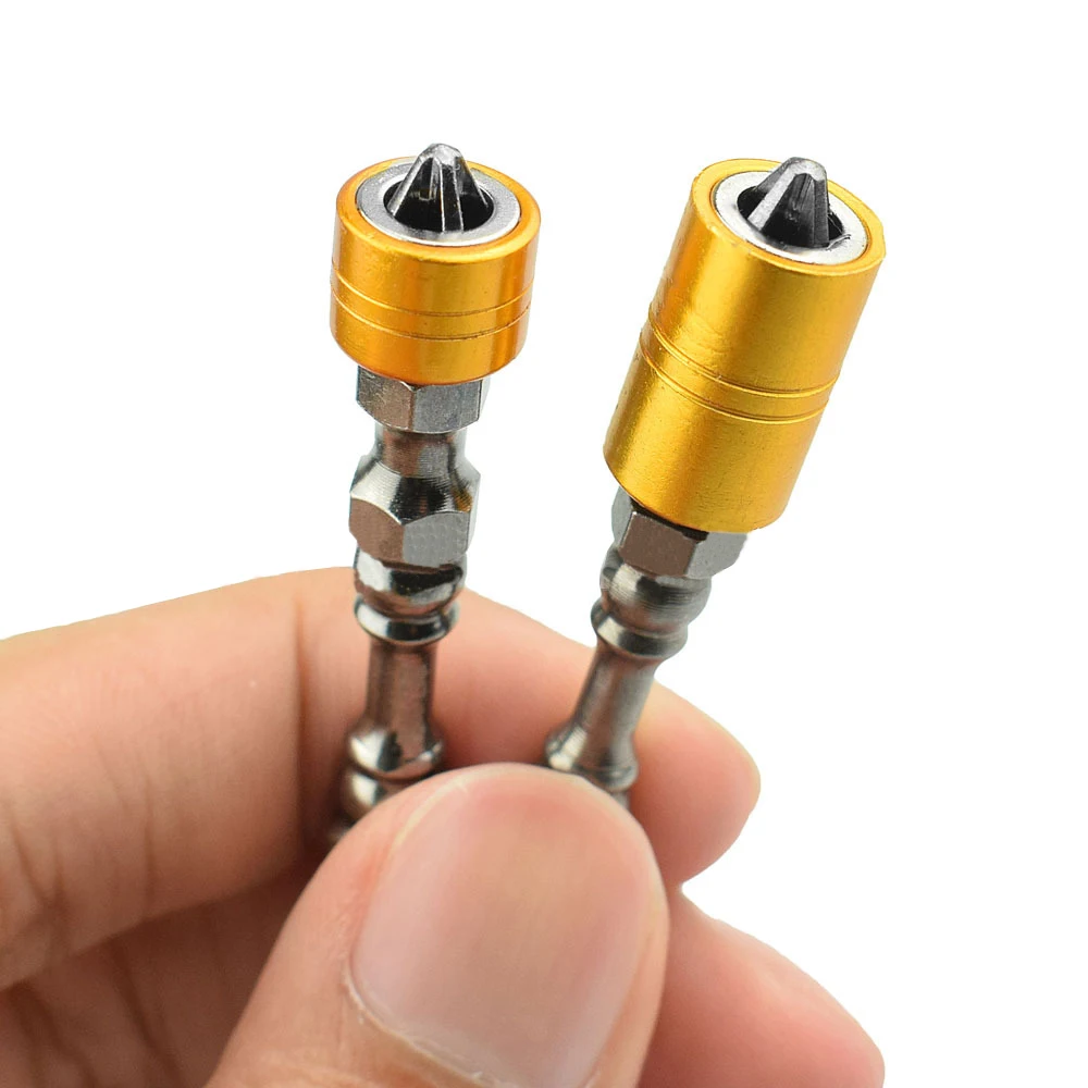 

4 шт./компл., сильная твердость, Магнитная отвертка Phillips, двойная головка, электрические прочные длинные сверла для инструментов