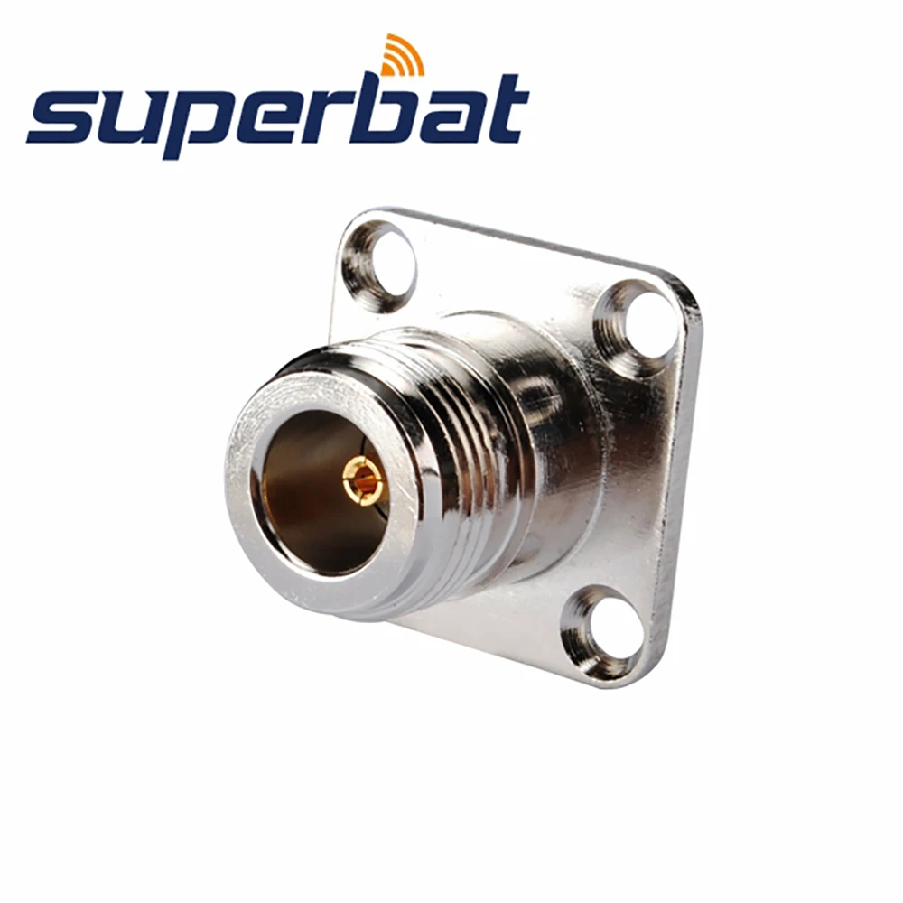 Superbat SMA-N Adapter SMA Jack to N Female Panel Mount Straight RF Coaxial Connector