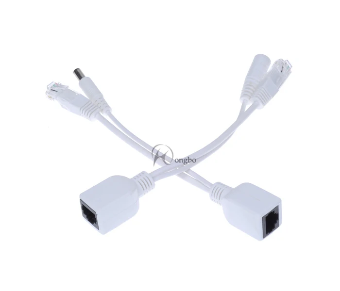 Блок питания по Ethernet Пассивный POE сплиттер инжектор адаптер комплект кабелей