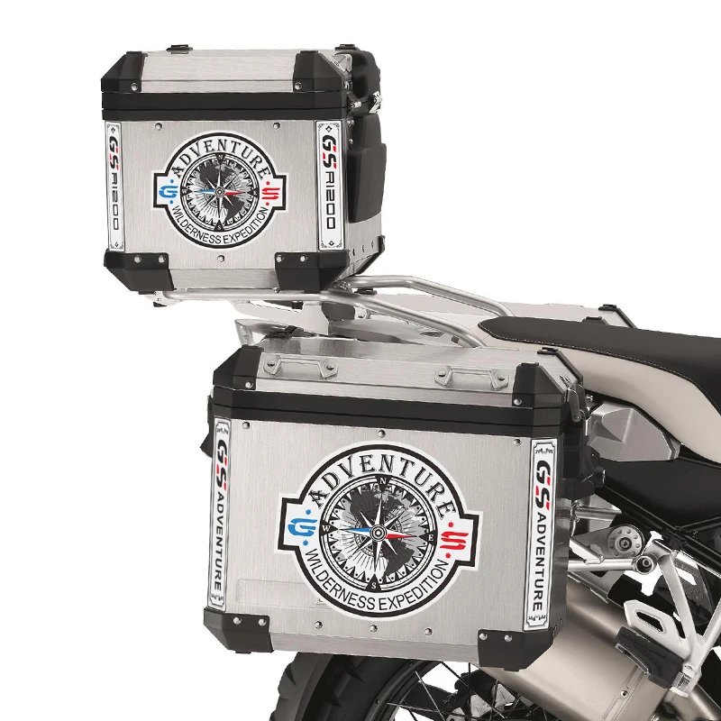 1 Набор наклеек на задний багажник мотоцикла adventure racing global R1200GS F800GS F700GS для