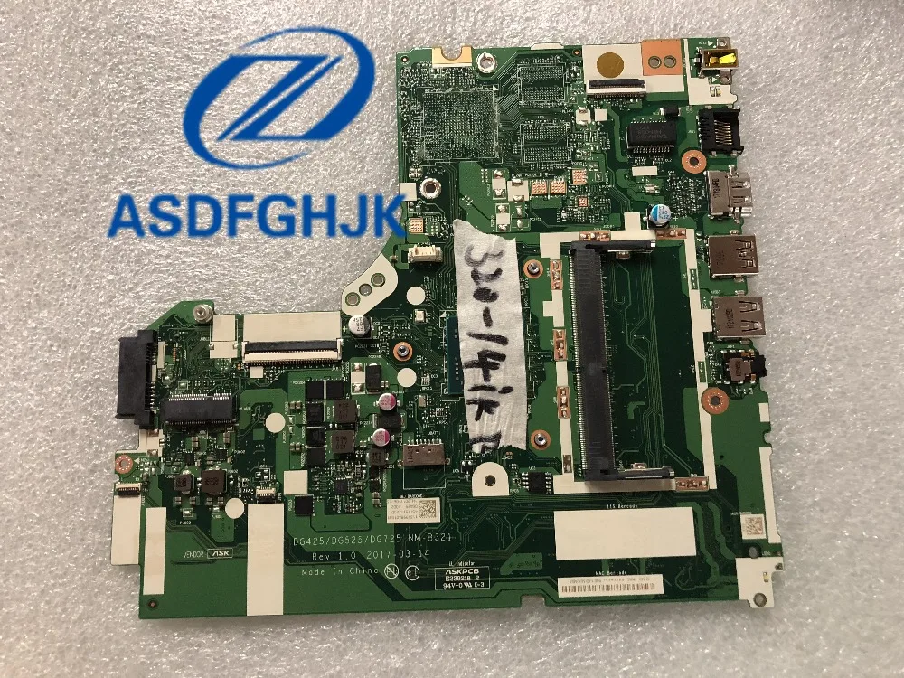 Материнская плата для ноутбука Lenovo Ideapad 320 14IKB DG425 DG525 DG725 NM B321 100% ТЕСТ