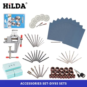 Аксессуары для вращающихся инструментов HILDA Dremel, набор аксессуаров для Dremel, подходит для дрели Dremel, резьбы, шлифовки, полировки, аксессуары