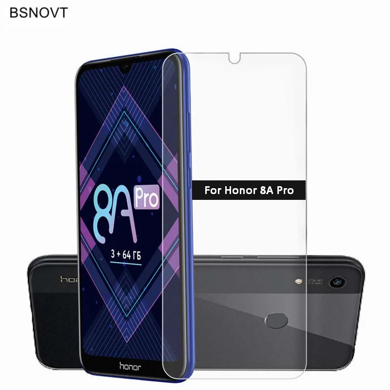 2 шт. стекло для Huawei Honor 8A Pro защита экрана телефона закаленное пленка|Защитные стёкла и плёнки телефонов| |