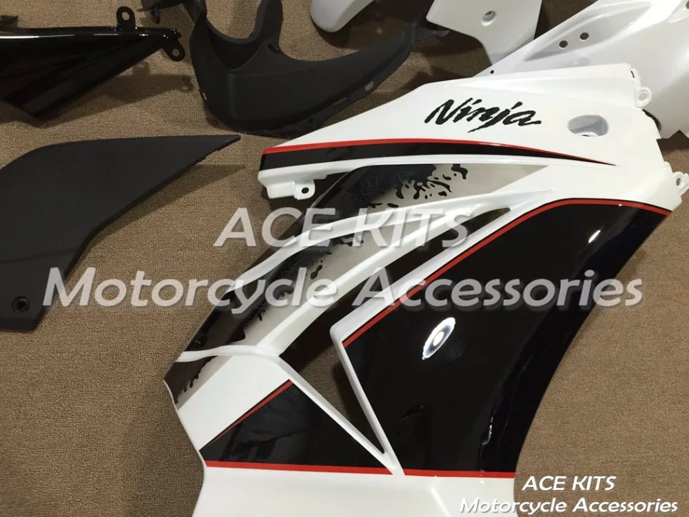 Новый обтекатель для мотоцикла из АБС пластика Kawasaki Ninja250 2008 2012 впрыскивающий