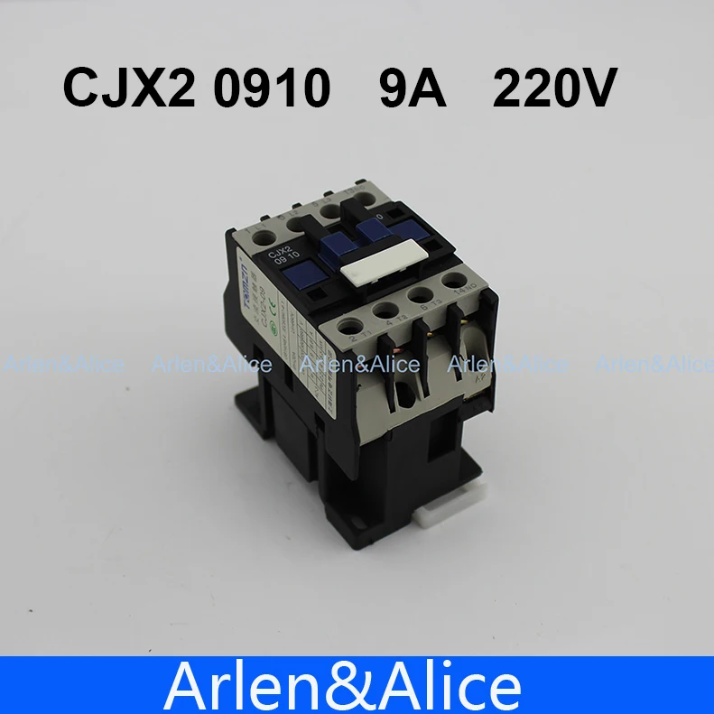 CJX2 0910 контактор переменного тока LC1 9A 220 В 50 Гц/60 Гц|contactor 220v|contactor schneidercontactor lc1 |