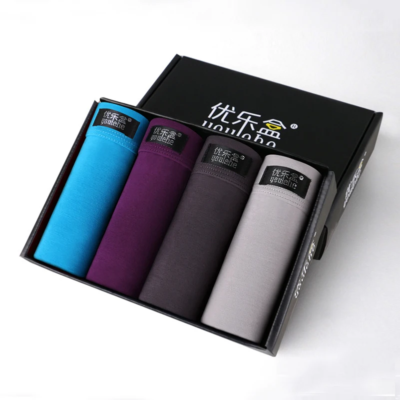 Brand Underwear Men Boxer Shorts Fashion Breathable Modal U Convex Crotch Boxers Homme Sexy Tide Camou Print Cueca (NOT BOX X292 | Мужская