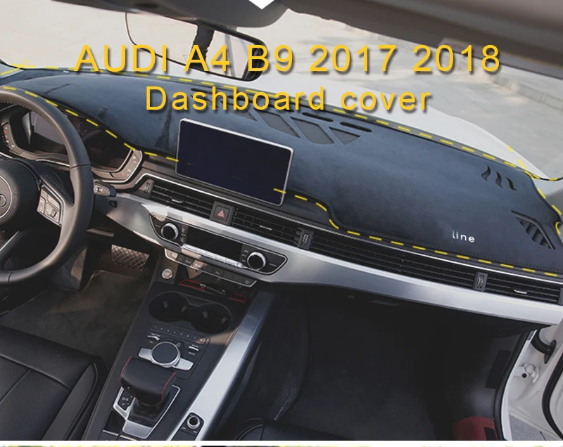 Для Audi A4 A5 S4 S5 B9 автомобильный Стайлинг приборной панели Чехол солнцезащитный коврик подушка чехол интерьерные аксессуары
