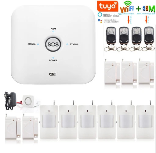 Yobang безопасности 10GDT смарт беспроводной Wifi 2 4G Противоугонная сигнализация