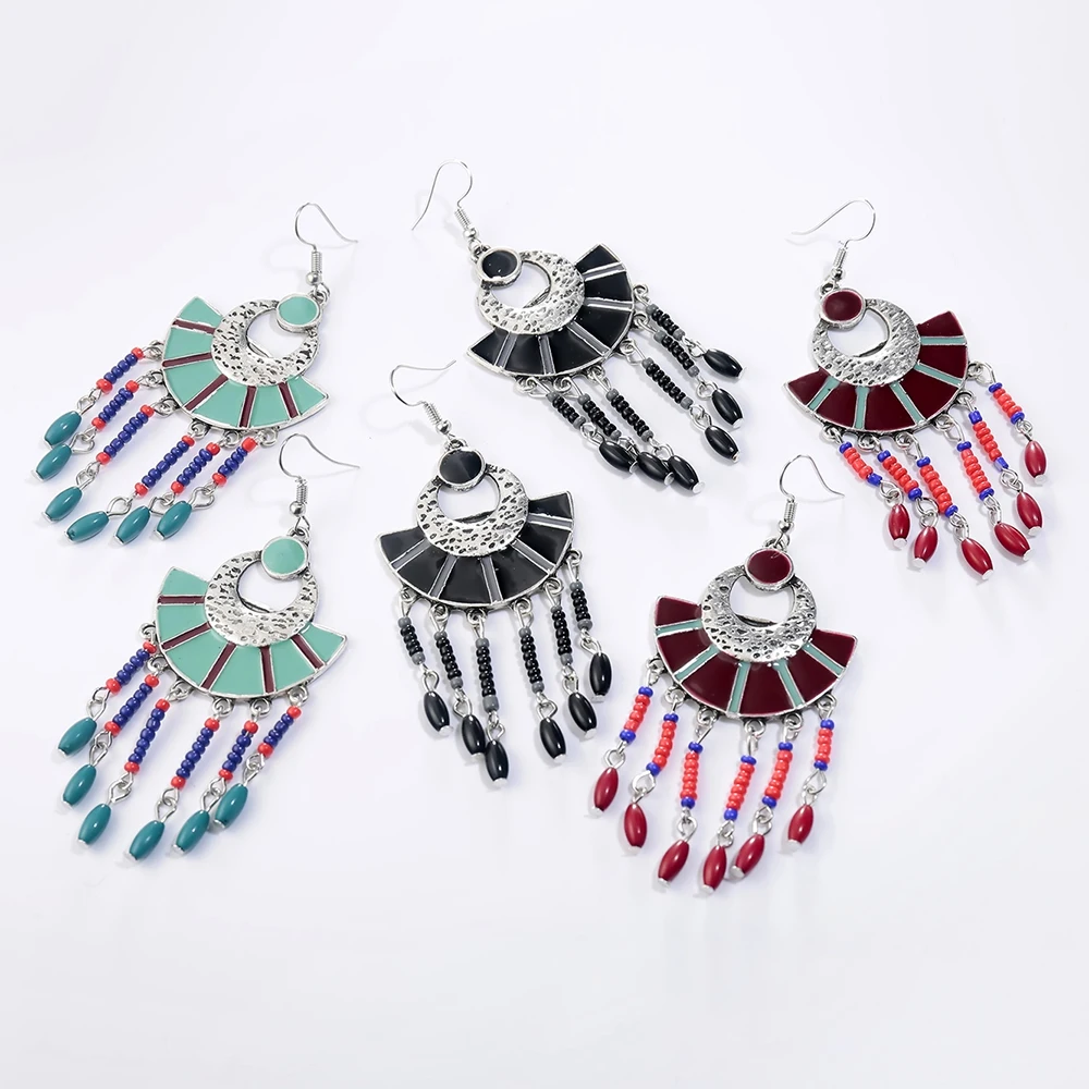 Meyfflin винтажные Женские Висячие серьги Букле д 'Орель 2019 Boho ювелирное изделие