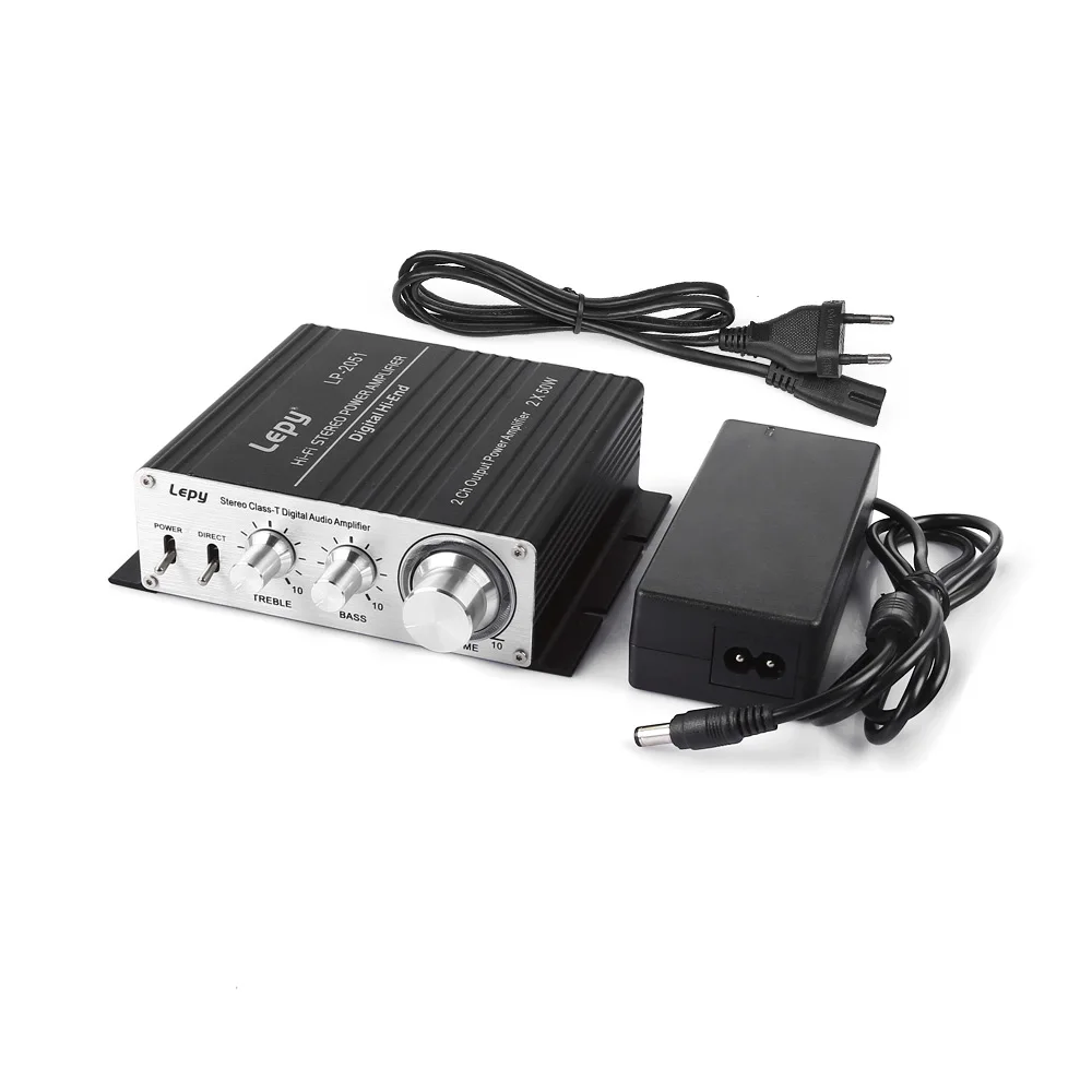Lepy LP 2051 класс T 2*50 Вт 2CH выходная мощность домашний аудиоусилитель усилитель AU HIFI
