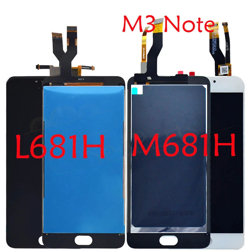 Для MEIZU L681H LCD Meizu M3 Note дисплей с кодирующий преобразователь сенсорного экрана в