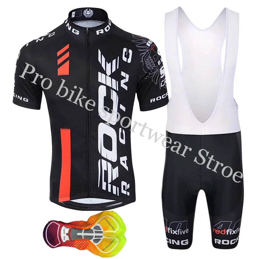 Cycling jersey set 3 Rock Racing Man быстросохнущая велосипедная футболка Летняя одежда для велоспорта с короткими рукавами комплект Ropa велосипедная майка MTB велосипедная одежда - Цвет: Cycling jersey set 3