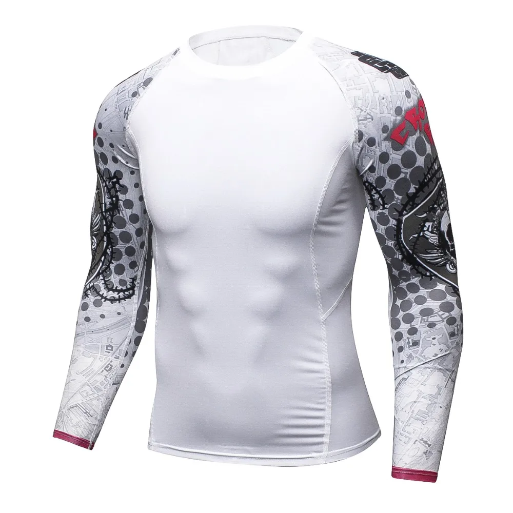 Новинка Мужская компрессионная обтягивающая кожаная рубашка с длинным рукавом
