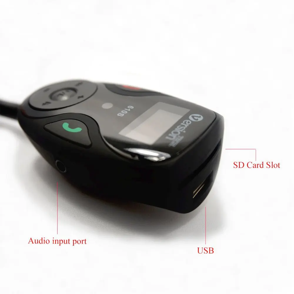 Универсальная ЖК-дисплей Дисплей Bluetooth Беспроводной автомобиля MP3 FM передатчик