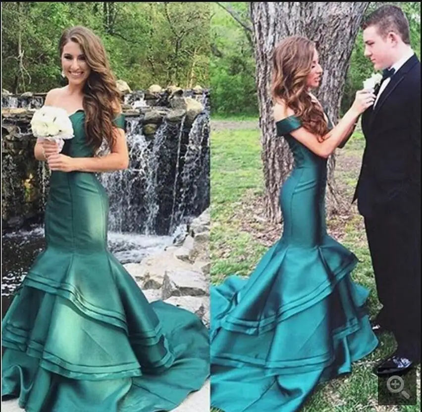 Скромный арабский Королевский синий/красный Русалка 2017 платья для выпускного