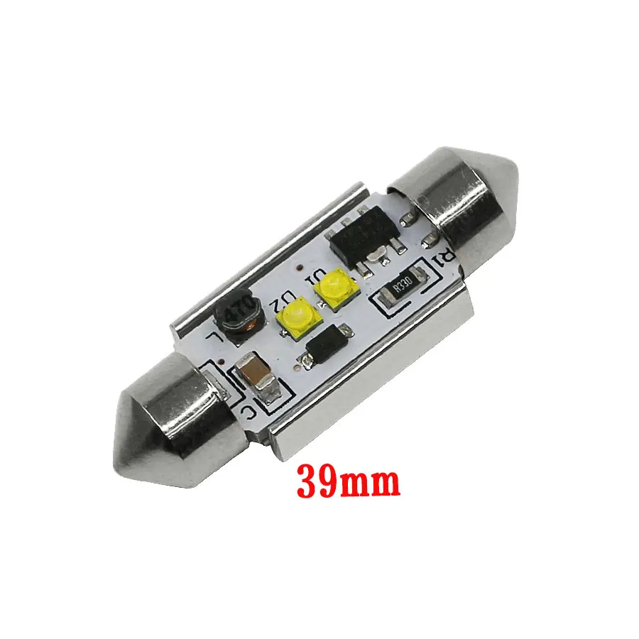 HYZHAUTO 2 шт. Высокая мощность Festoon Светодиодные Автомобильные лампы C5W C10W Canbus без