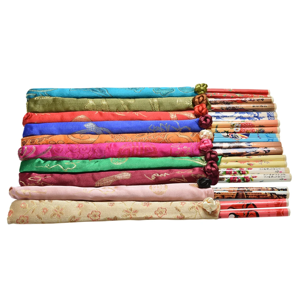 

10 Pairs of High Quality Chopsticks Suitable for Gift Dinner Set Classic Design Chinese Chopsticks Wedding Gift