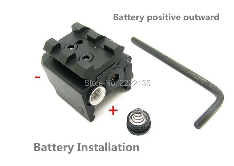 Высокое качество 650нм Мини Тактический Компактный пистолет винтовка Красный