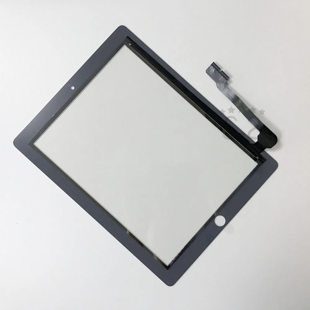 Черно-белое стекло для iPad 3 LCD Внешний сенсорный экран дигитайзер A1416 A1460 A1403 Ремонт