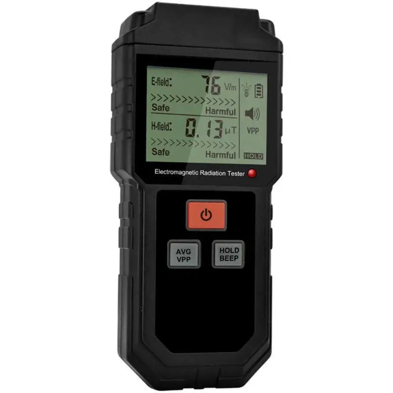 Электромагнитное поле излучения Тестер EMF метр ручной счетчик цифровой дозиметр ЖК-детектор измерения для компьютера телефона