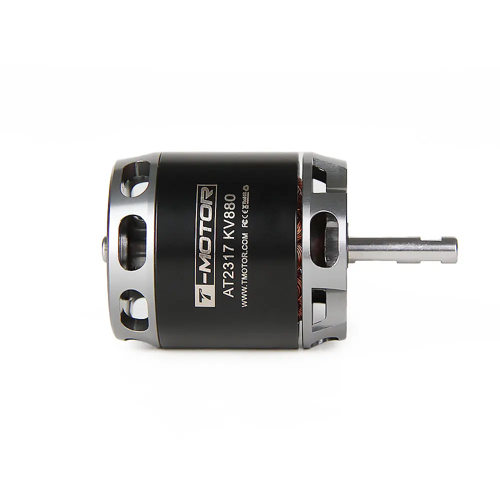 T MOTOR AT2317 длинный вал KV880 1400KV KV1250 бесщеточный двигатель для гибридного