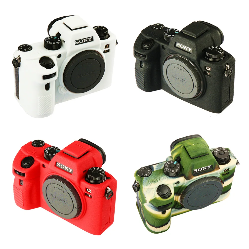 Силиконовый чехол-Обложка с текстурой для Sony A9 | Электроника