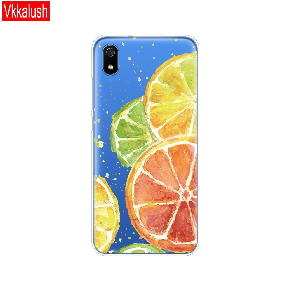 80356 Чехол для Xiaomi redmi 7a, чехол s, полная защита, Мягкая силиконовая задняя крышка из ТПУ для redmi 7 A, бампер для redmi 7a, защитная задняя крышка - Цвет: 80356
