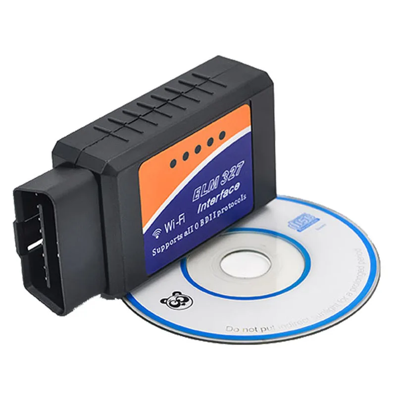 Бесплатная доставка! Code Reader ELM327 WI-FI Беспроводной Поддерживает Все OBDII Протоколы