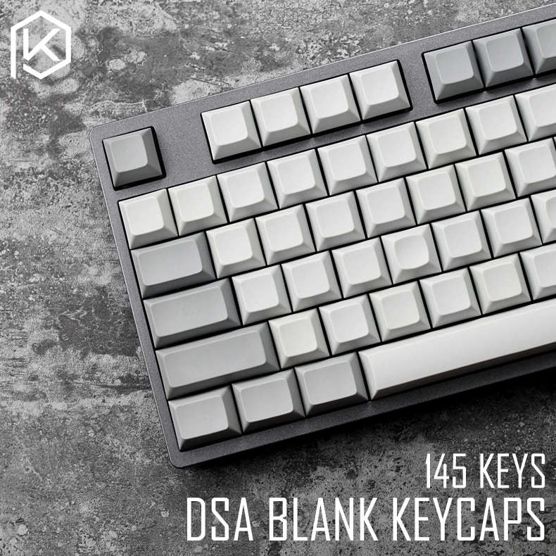 Пустые светло серые колпачки для ключей dsa pbt 60% gh60 1/2 xd64 87 104 xd75 xd96 xd84 cosair k70 razer