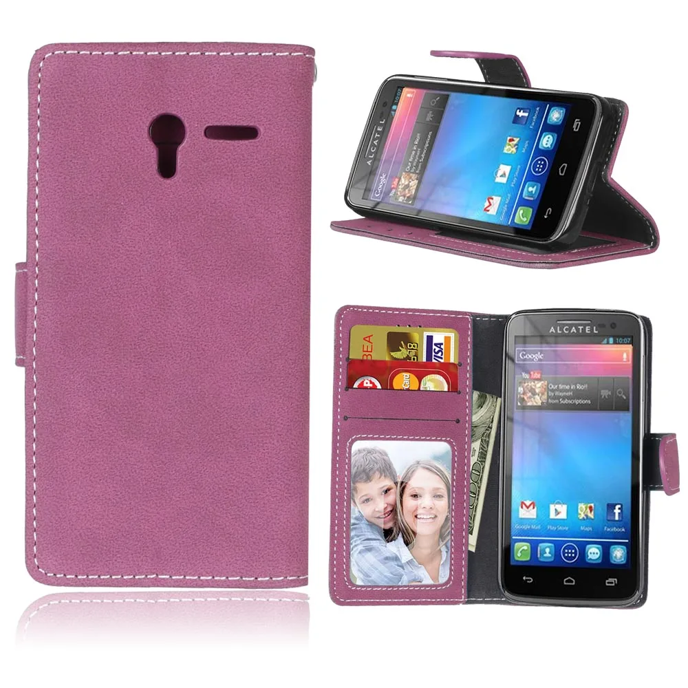 Чехол в стиле ретро для Alcatel One Touch Pixi 3 4 5 дюймов 5017 5017D 5017X 5019D чехол s из