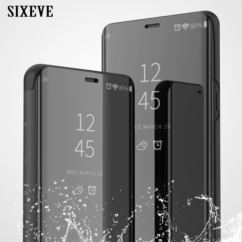 Роскошный зеркальный чехол для Samsung Galaxy S9 S8 Plus S7 Edge Note 8 9 J2 J3 J5 J7 Neo Prime A3 A5 A7 2017 J4 J6 J8 A6