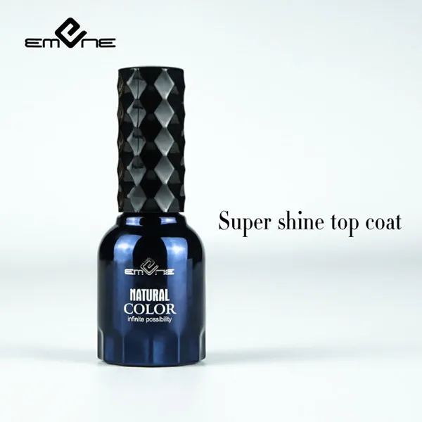 Flexible Top Coat EMENE 15 мл УФ-гель для ногтей базовое верхнее покрытие прозрачный Полупостоянный гель Лак Матовый супер блеск верхнее покрытие Базовое покрытие дизайн ногтей - Цвет: Flexible Top Coat