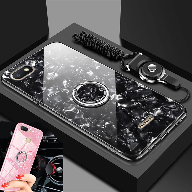 Чехол для Xiaomi Redmi 6 Pro чехол из закаленного стекла магнитный держатель чехлы