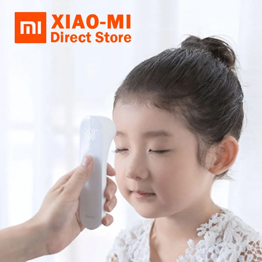 Original Xiaomi Mijia iHealth Thermometer Accurate Digital Fever Infrared Clinical Non Contact Measurement LED Shown | Электроника