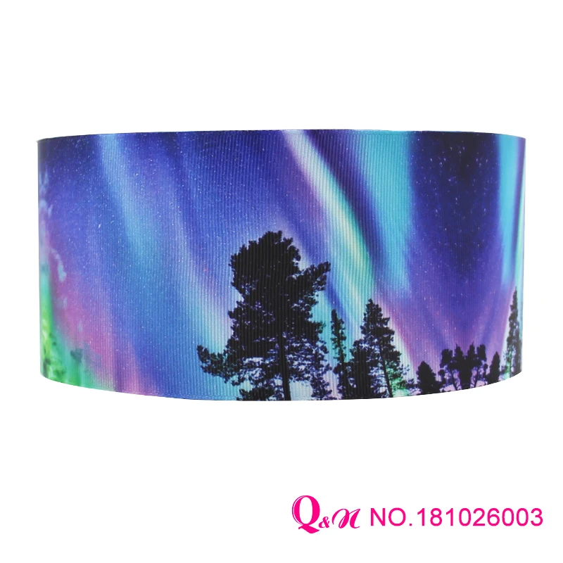 qn 10 yards lot 22mm 38mm 75mm 181026001 natural landscape design printed grosgrain ribbon for hairbow | Дом и сад