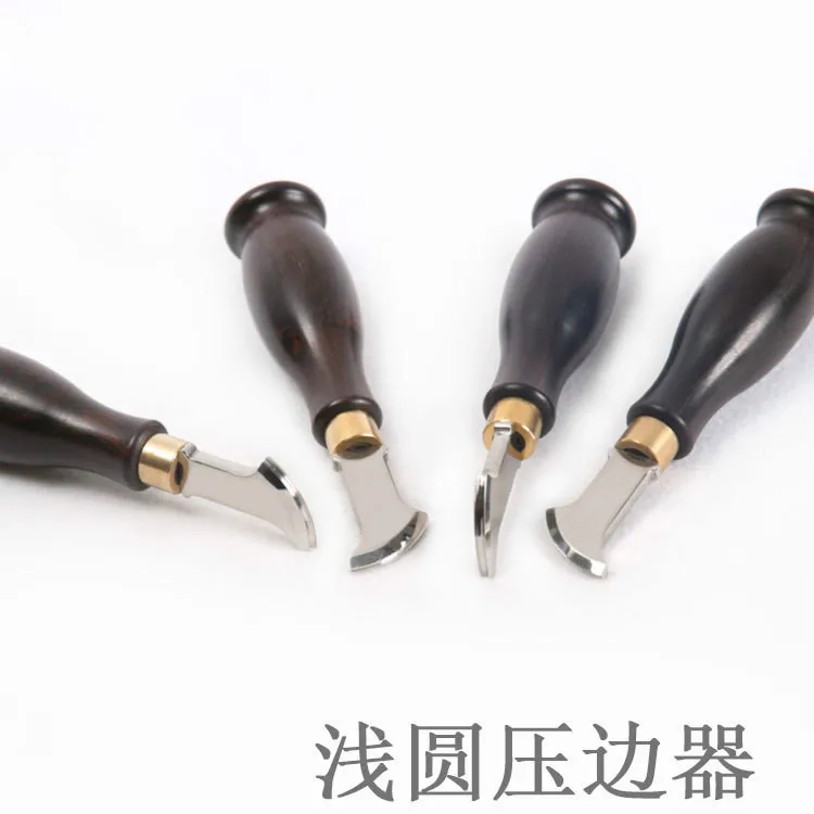 

1pcs Punch Leather Tools Leather Pressing Line Device Wiring Tool Groover for Edge Shallow Circular Pressure Side Cut Diamond