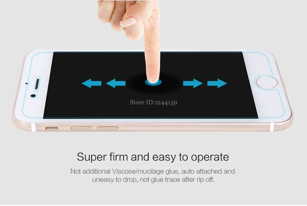 Nillkin 0,2 мм Брендовое закаленное стекло для iphone 8 plus защитная пленка+ пластиковая задняя пленка для iphone 7/8 plus