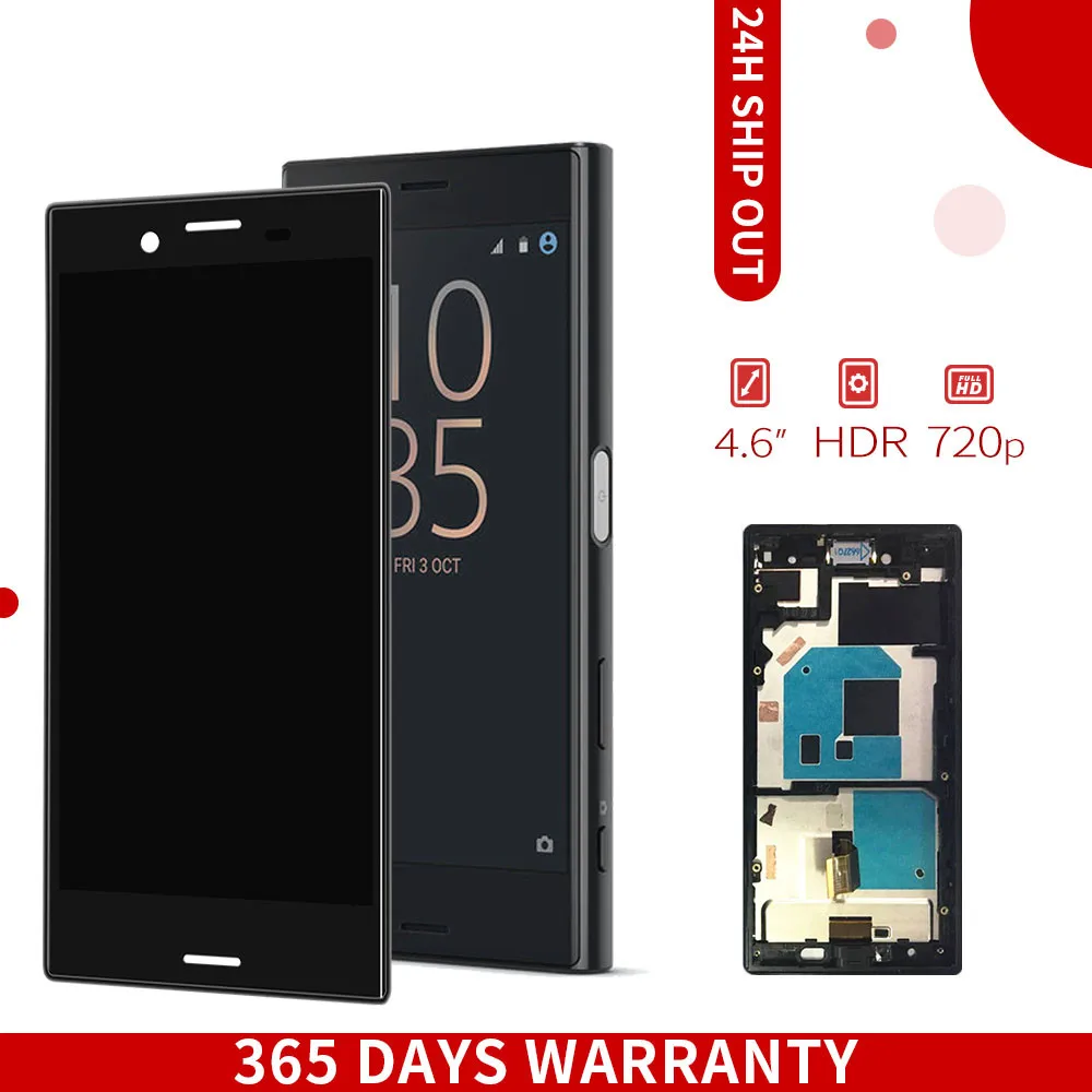 100% протестированная Замена для sony Xperia X Compact Mini F5321 сенсорный экран дигитайзер + ЖК
