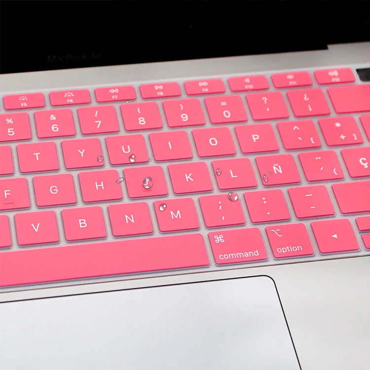 Защитный чехол с испанской клавиатурой Teclado для нового Apple MacBook Air 13 3 дюйма A1932 2019