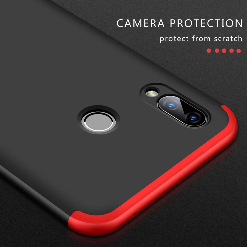 GKK Case for Huawei Honor 9 8 10 lite Case 360 Full Protection for Huawei Honor Play 7A Pro y6 Prime 2018 Phone Cover Coque