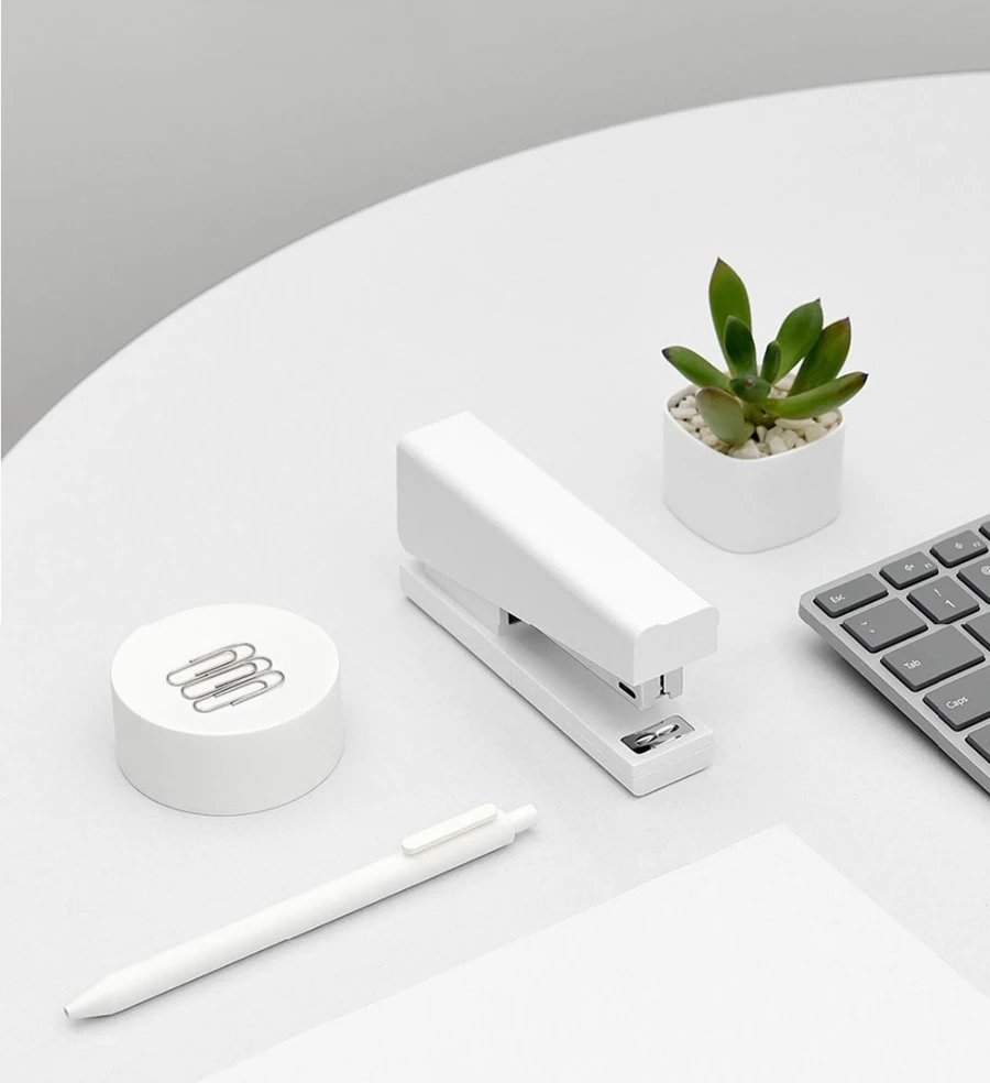 Степлер Xiaomi Mijia Kaco LEMO 24/6 26/6 с 100 скобами для бумаги, офиса, школы Mijia Smart Home Kit степлер и скобы