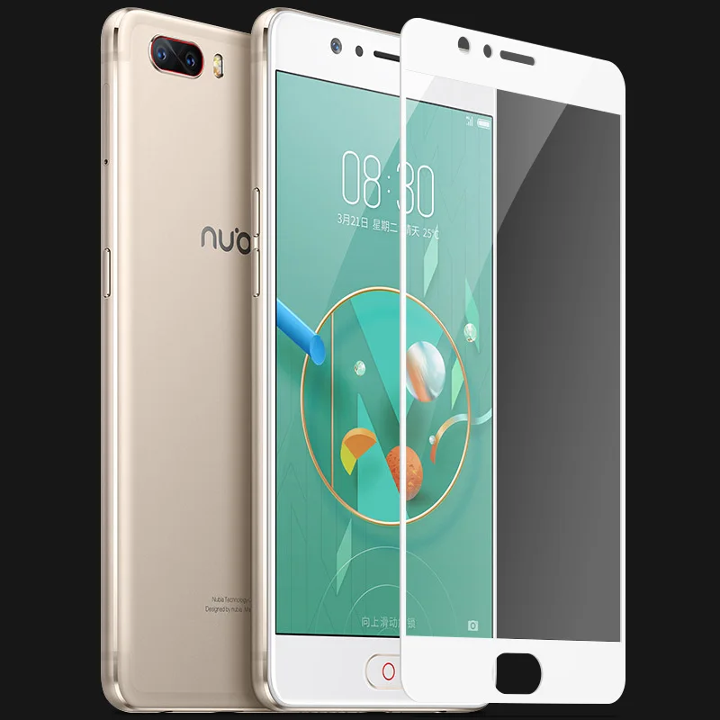 2 шт 3D полное покрытие закаленное стекло для ZTE Nubia M2 NX551J 9H полная защитная пленка M