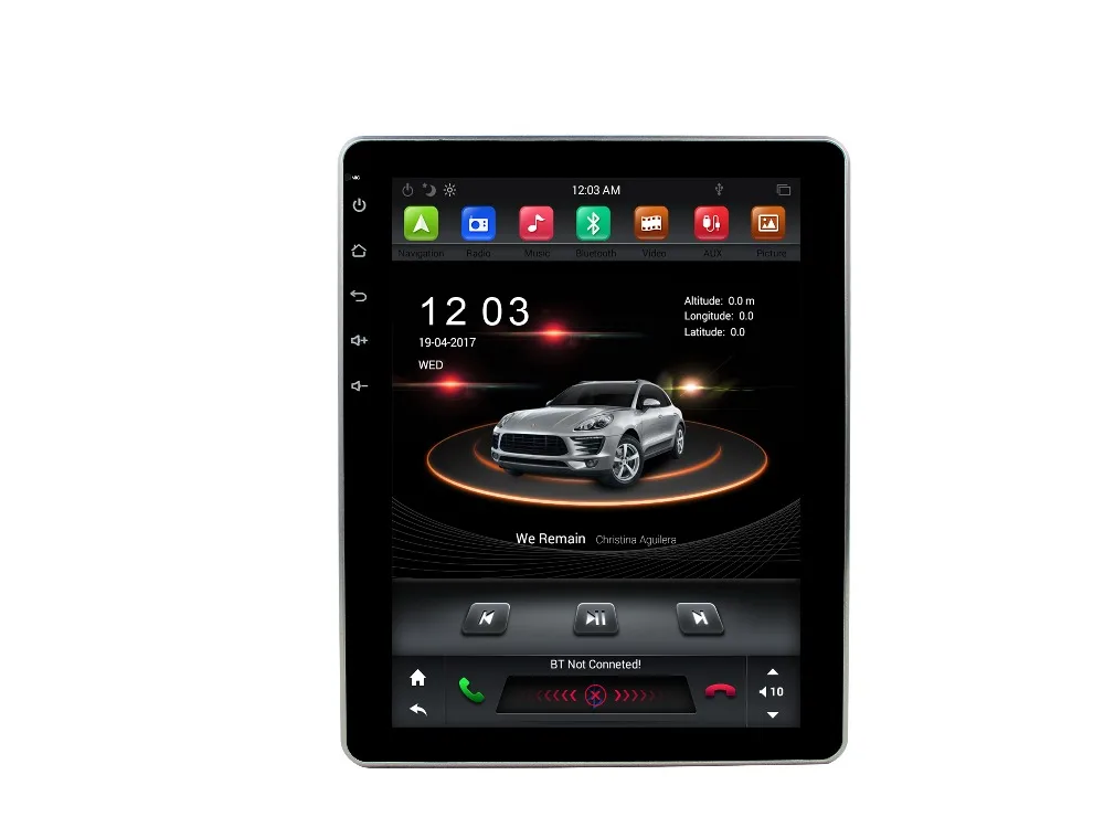 Универсальный 9 7 &quot1024*768 2 Din Tesla Тип Android 1 автомобильный DVD мультимедийный плеер GPS