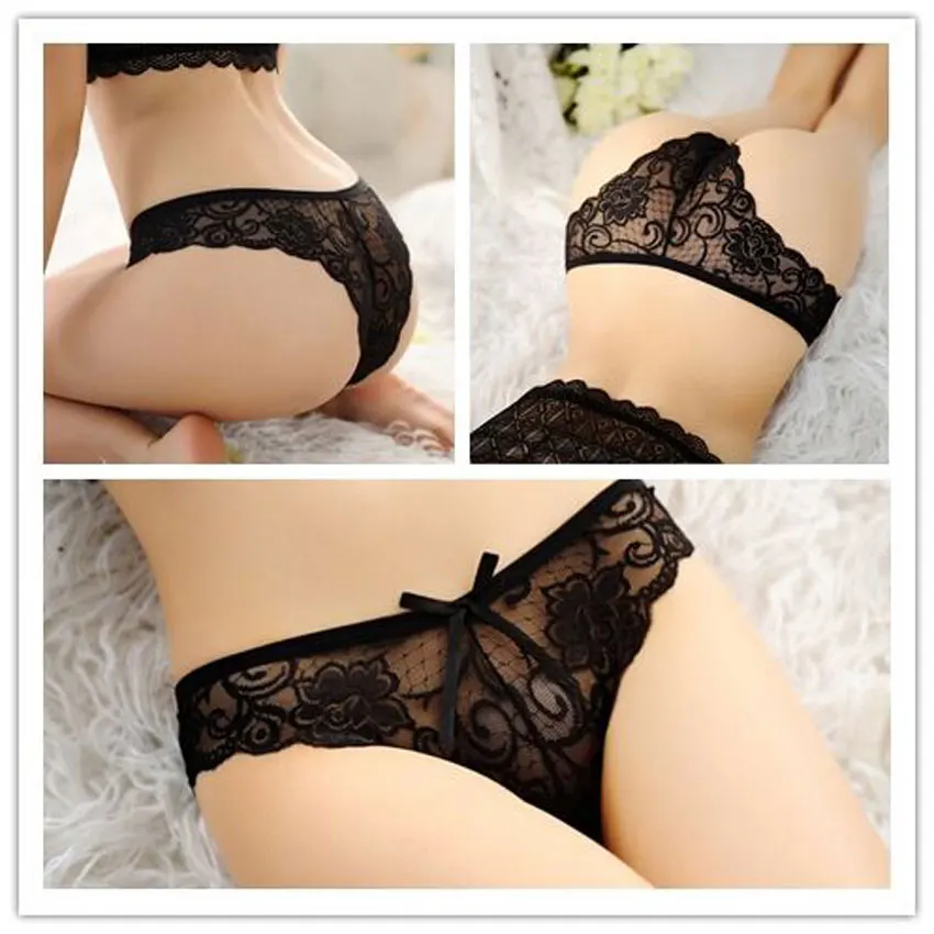 Горячие сексуальные женские кружевные V-string Трусы Трусики стринги нижнее белье |