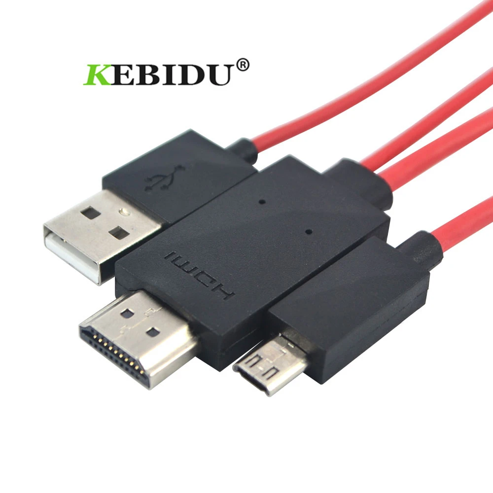 1080P HD Micro USB к HDMI совместимый кабель для выходного аудио адаптера HDTV 5Pin 11pin адаптер