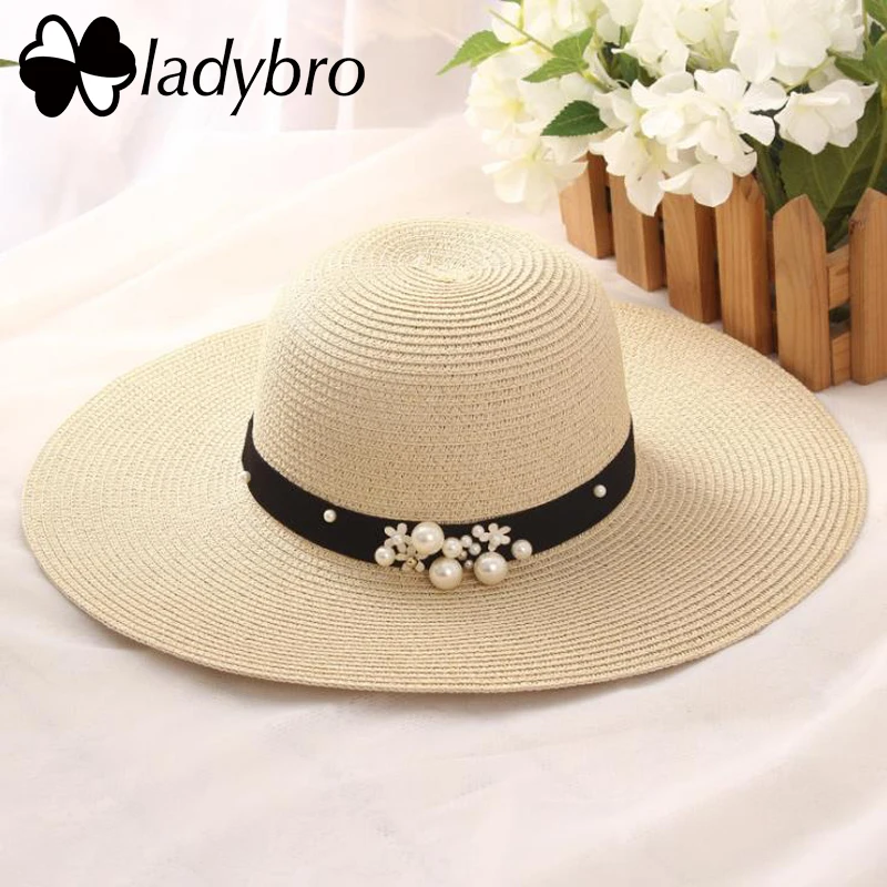 Шляпа женская летняя с широкими полями соломенная черная белая | Аксессуары для