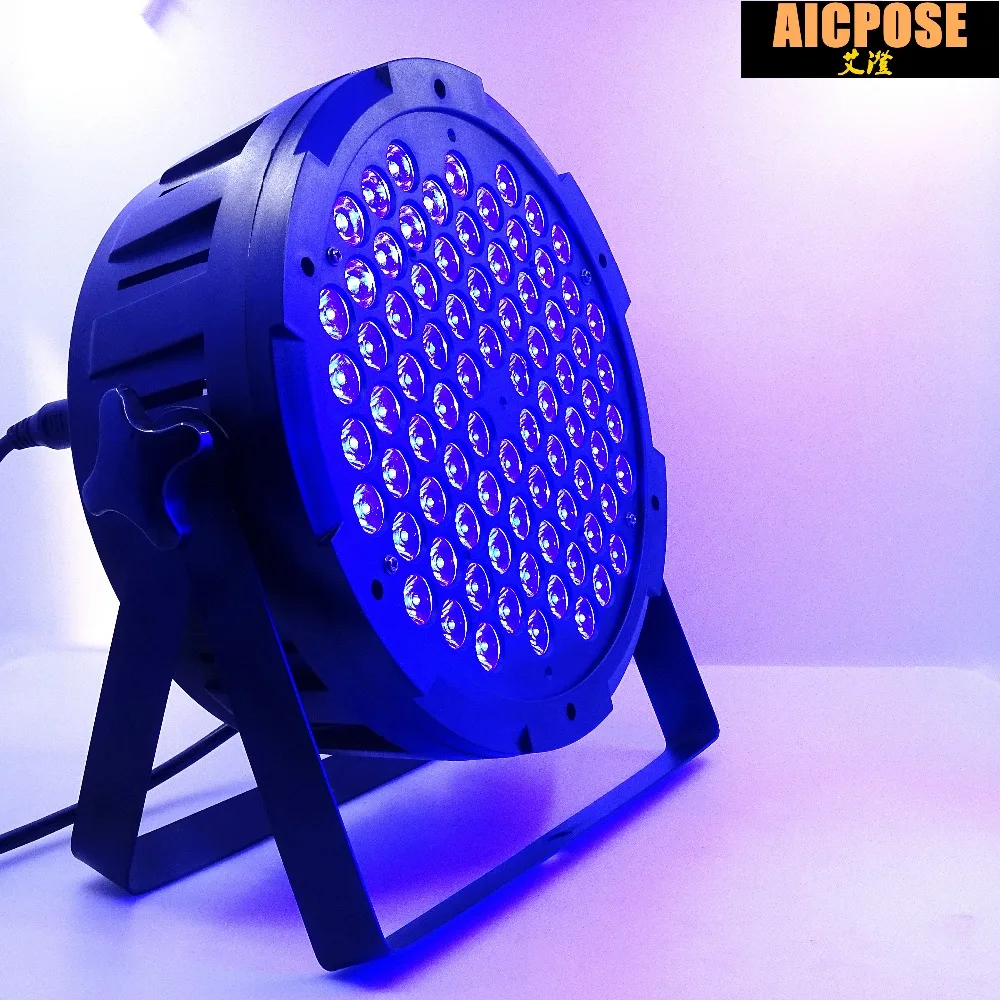 24 единицы 80*3 Вт RGB 3в1 освещение 80x3 led Par огни плоские par dmx512 Свадебная вечеринка в