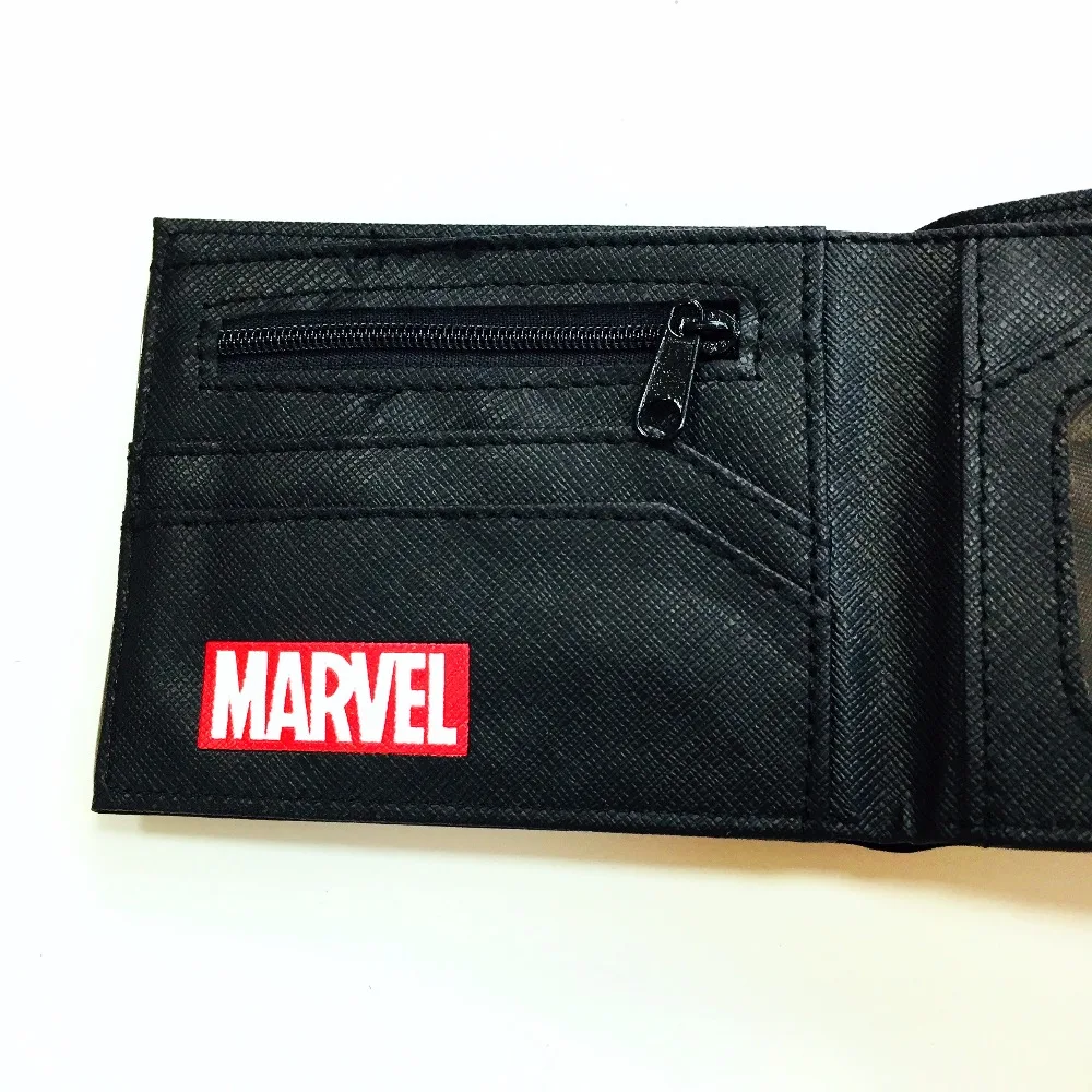 2018 Marvel аниме комикс Черная пантера бумажник короткий pu кожаный держатель