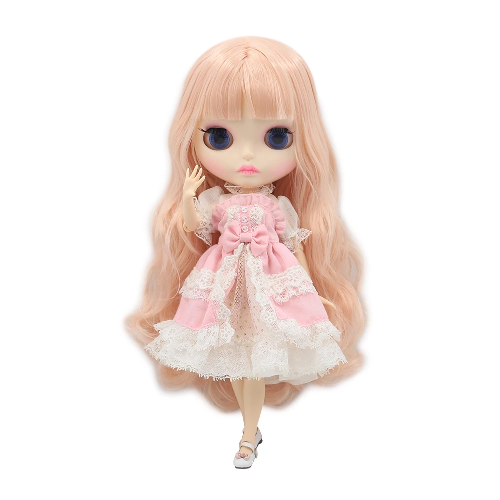 Ледяной DBS Blyth кукольные 1/6 шарнирное тело новая матовая лицевая сторона из белой